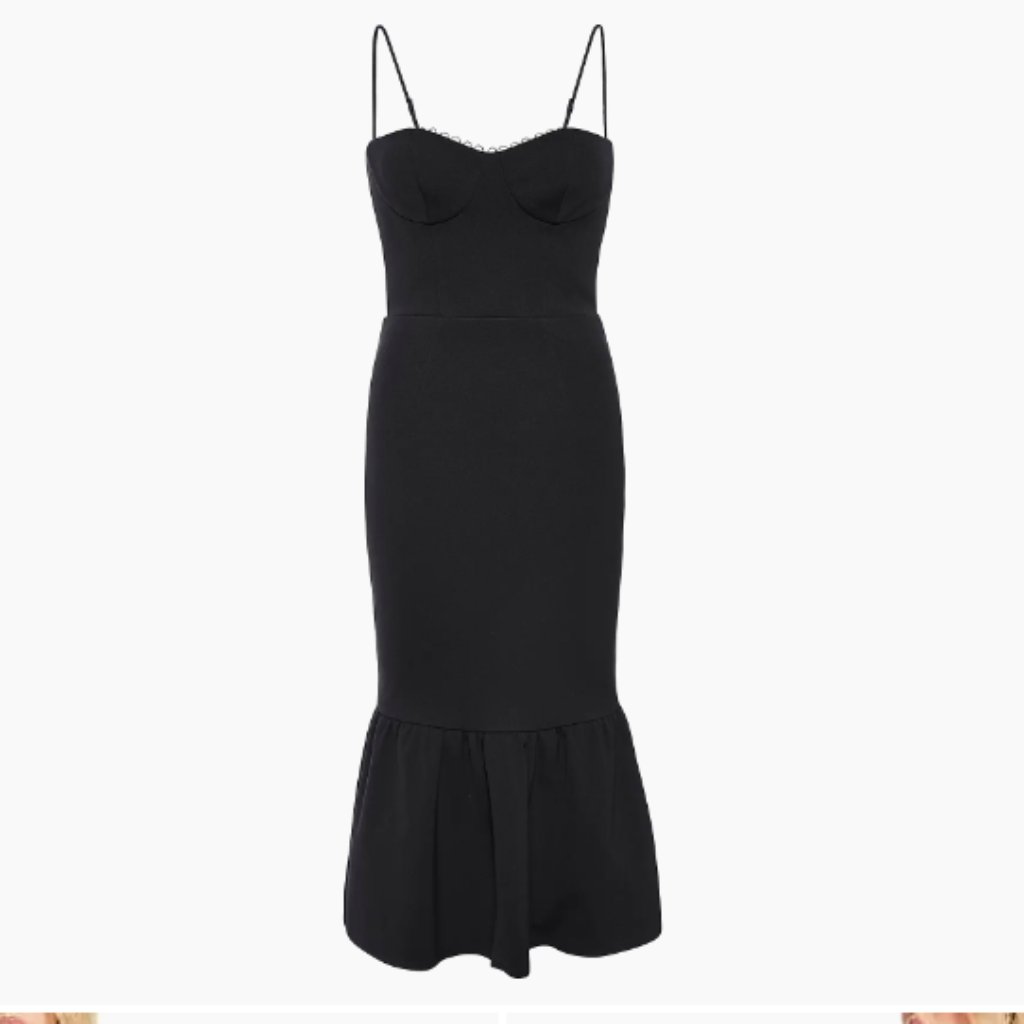 Soraya Black Midi Dress